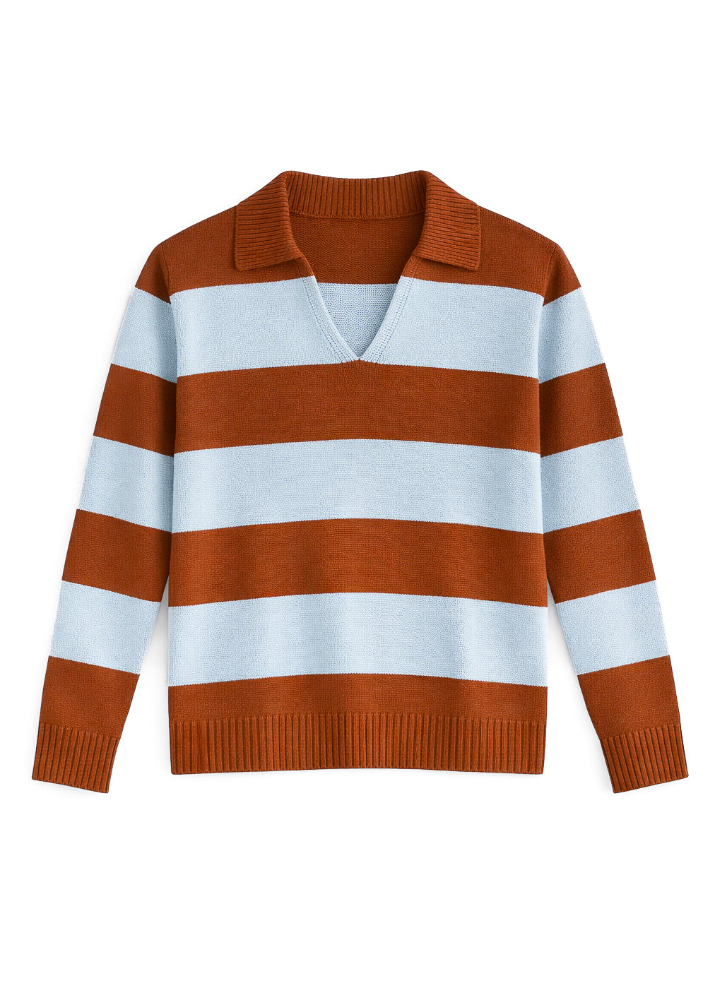 The Riviera Collared Stripe Sweater
